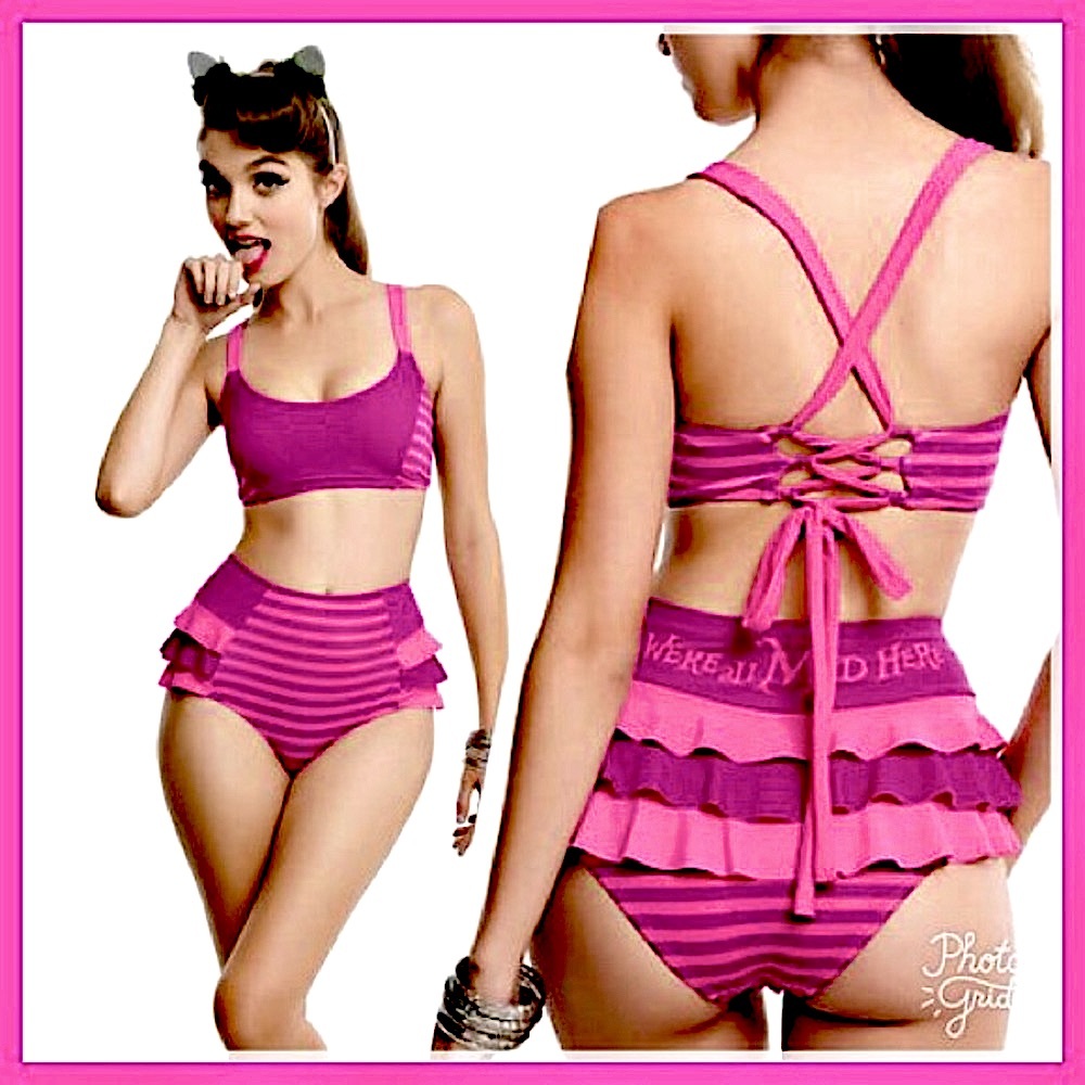 COPY - 💞Cheshire Cat • Alice in Wonderland Bikini Set💞